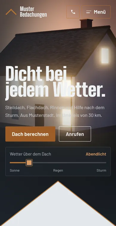Dieselbe Seite am Telefon