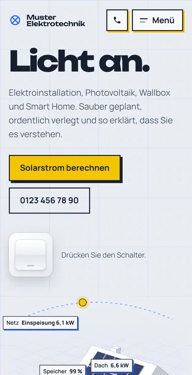 Dieselbe Seite am Telefon