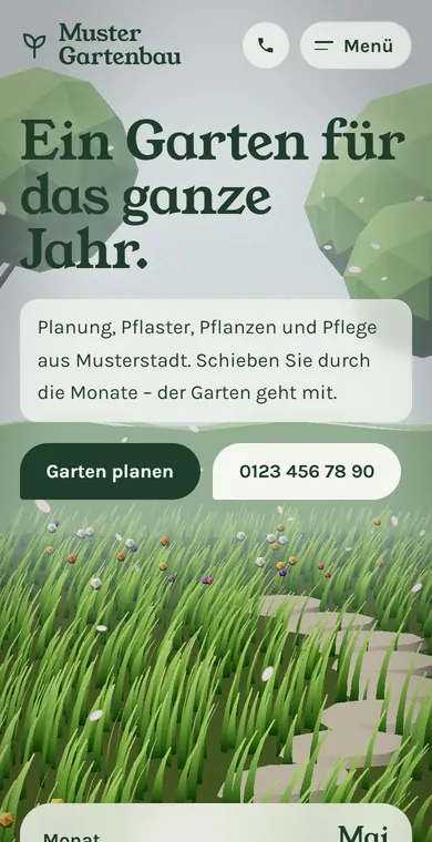 Dieselbe Seite am Telefon