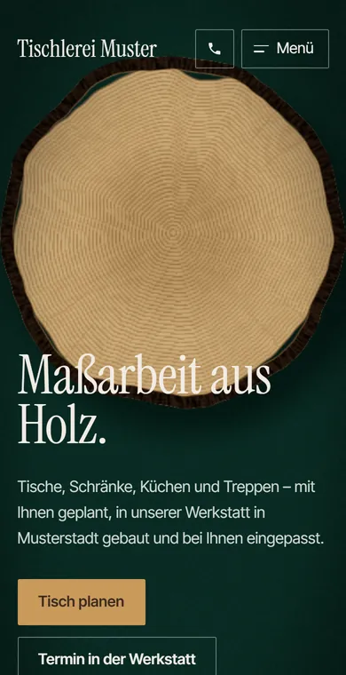 Dieselbe Seite am Telefon