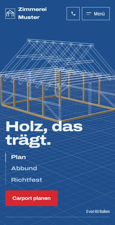 Dieselbe Seite am Telefon